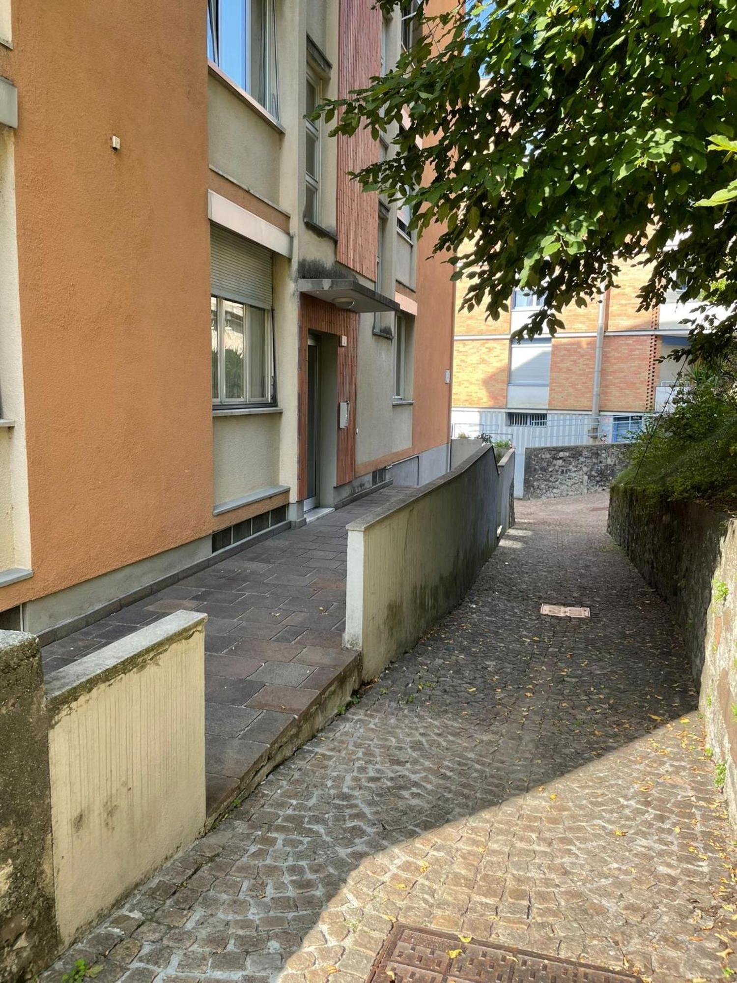 Ferienwohnung Casa Madlen - Bright Attic With Marvelous View Campione dʼItalia Exterior foto