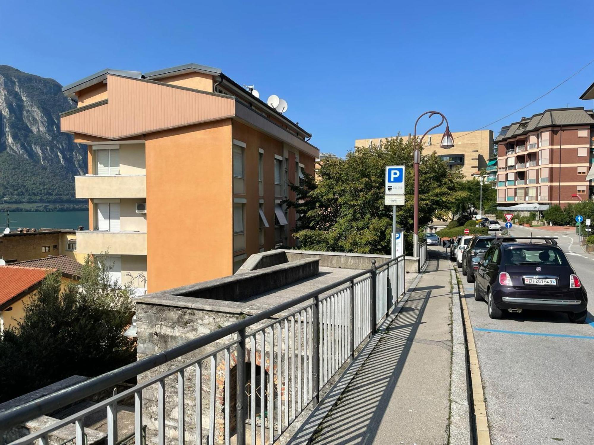 Ferienwohnung Casa Madlen - Bright Attic With Marvelous View Campione dʼItalia Exterior foto